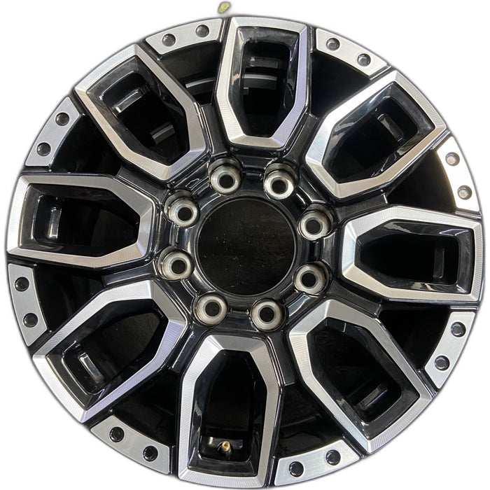 20" SIERRA 2500 PICKUP 22-23 20x8.5, 8 spoke, Original OEM Wheel Rim - Front View