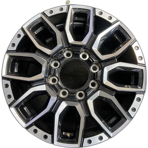 20" SIERRA 2500 PICKUP 22-23 20x8.5, 8 spoke, Original OEM Wheel Rim - Front View