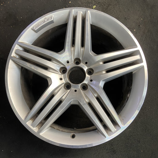 19" MERCEDES S-CLASS 12 221 Type; S550, 19x9.5, Original OEM Wheel Rim - Additional View