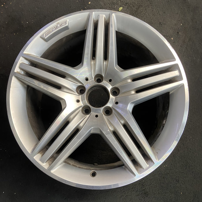 19" MERCEDES S-CLASS 12 221 Type; S550, 19x9.5, Original OEM Wheel Rim - Additional View