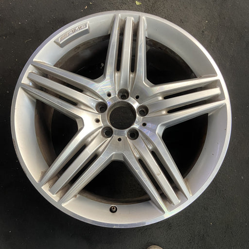19" MERCEDES S-CLASS 12 221 Type; S550, 19x9.5, Original OEM Wheel Rim - Additional View