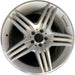 19" MERCEDES S-CLASS 12 221 Type; S550, 19x9.5, Original OEM Wheel Rim - Front View