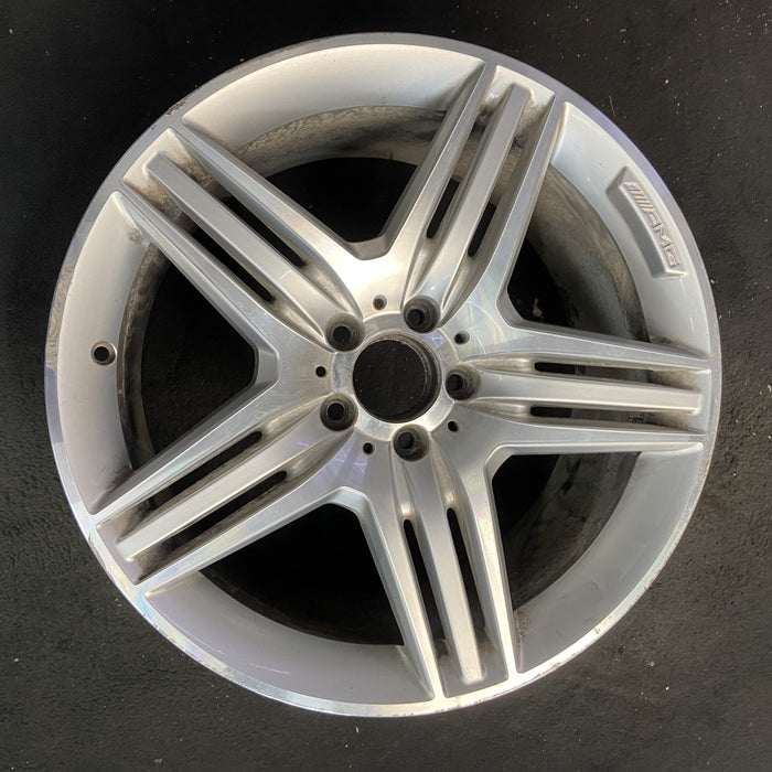 19" MERCEDES S-CLASS 12 221 Type; S550, 19x9.5, Original OEM Wheel Rim - Additional View