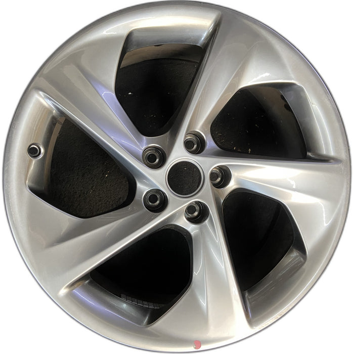 19" GV70 26 19x8 , silver Original OEM Wheel Rim - Front View