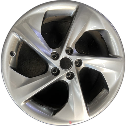 19" GV70 26 19x8 , silver Original OEM Wheel Rim - Front View