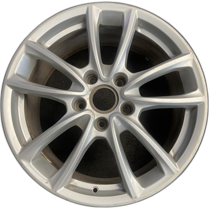 19" PORSCHE PANAMERA 17-19 , 19x9, 5 spoke, V spoke Original OEM Wheel Rim - Front View