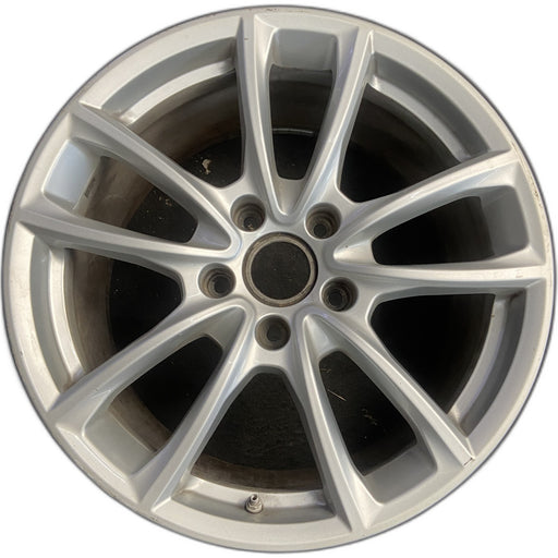 19" PORSCHE PANAMERA 17-19 , 19x10.5, 5 spoke, V spoke Original OEM Wheel Rim - Front View