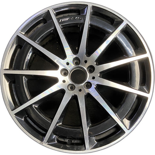 21" EQS-CLASS 22-25 297 Type, 21x9.5, 11 spoke Original OEM Wheel Rim - Front View