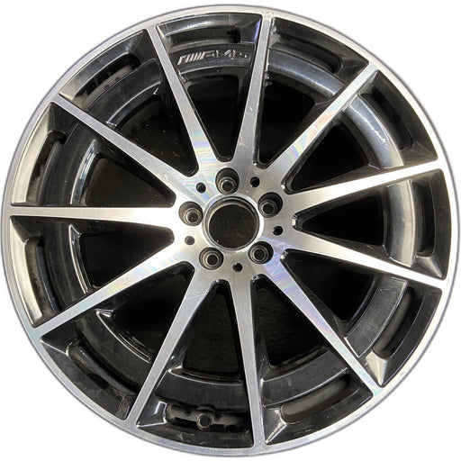 21" EQS-CLASS 22-25 297 Type, 21x9.5, 11 spoke Original OEM Wheel Rim - Front View