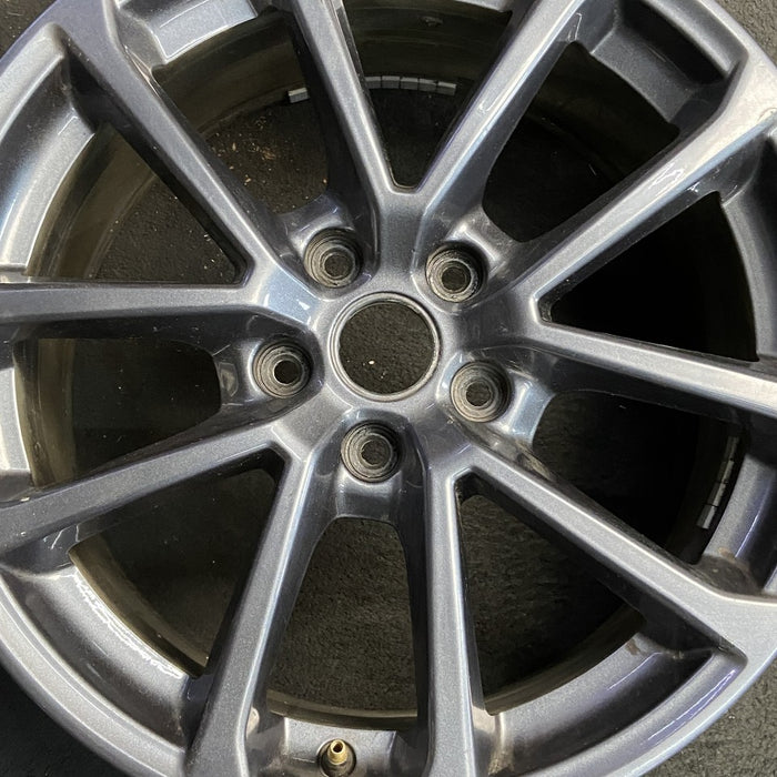 18" WRX 18 18x8.5 alloy 5 V spoke gunmetal Original OEM Wheel Rim