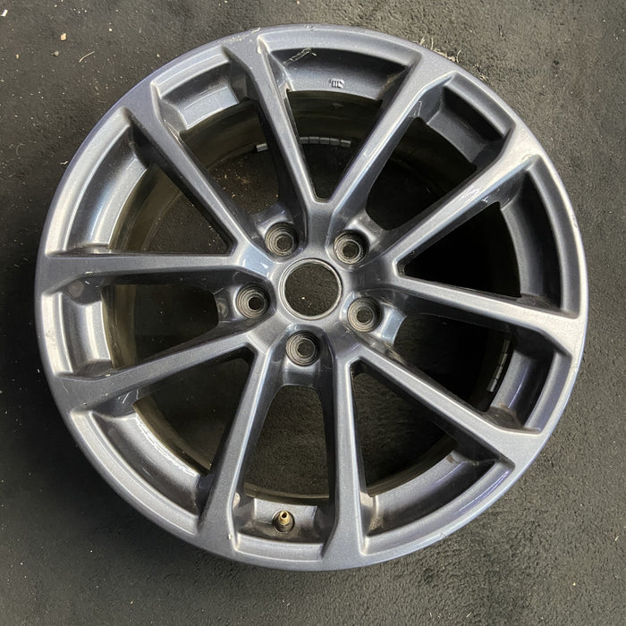 18" WRX 18 18x8.5 , 5 V spoke, gunmetal Original OEM Wheel Rim - Additional View