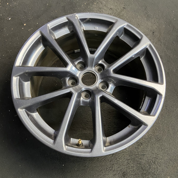 18" WRX 18 18x8.5 , 5 V spoke, gunmetal Original OEM Wheel Rim - View 7