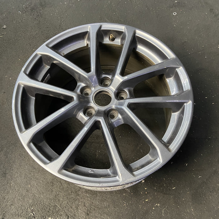 18" WRX 18 18x8.5 , 5 V spoke, gunmetal Original OEM Wheel Rim - View 8