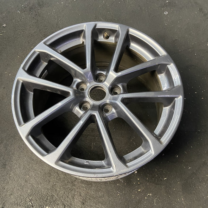 18" WRX 18 18x8.5 alloy 5 V spoke gunmetal Original OEM Wheel Rim