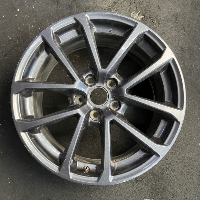 18" WRX 18 18x8.5 alloy 5 V spoke gunmetal Original OEM Wheel Rim