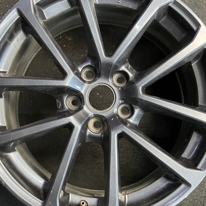 18" WRX 18 18x8.5 alloy 5 V spoke gunmetal Original OEM Wheel Rim