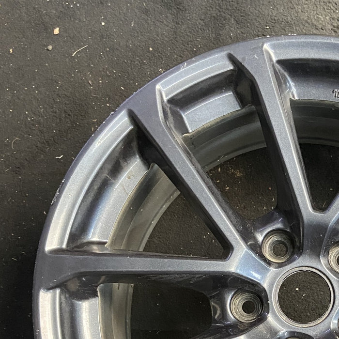 18" WRX 18 18x8.5 alloy 5 V spoke gunmetal Original OEM Wheel Rim