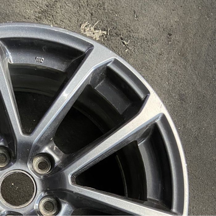 18" WRX 18 18x8.5 alloy 5 V spoke gunmetal Original OEM Wheel Rim