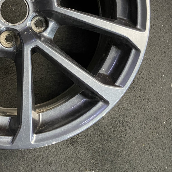 18" WRX 18 18x8.5 alloy 5 V spoke gunmetal Original OEM Wheel Rim