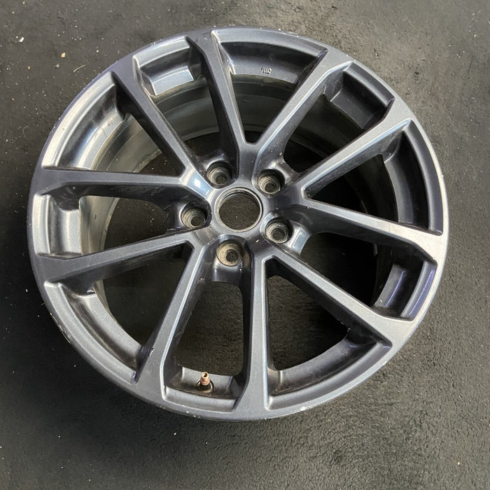 18" WRX 18 18x8.5 alloy 5 V spoke gunmetal Original OEM Wheel Rim