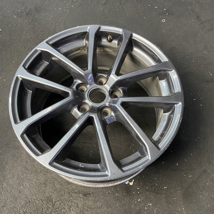 18" WRX 18 18x8.5 alloy 5 V spoke gunmetal Original OEM Wheel Rim