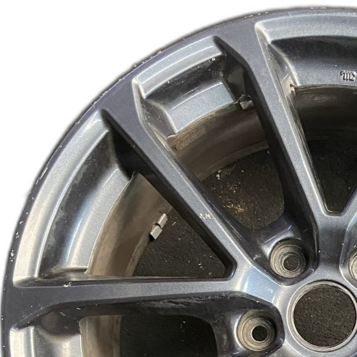 18" WRX 18 18x8.5 alloy 5 V spoke gunmetal Original OEM Wheel Rim