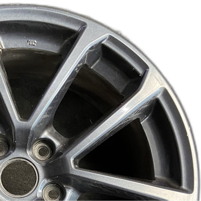 18" WRX 18 18x8.5 alloy 5 V spoke gunmetal Original OEM Wheel Rim