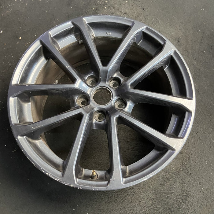 18" WRX 18 18x8.5 alloy 5 V spoke gunmetal Original OEM Wheel Rim