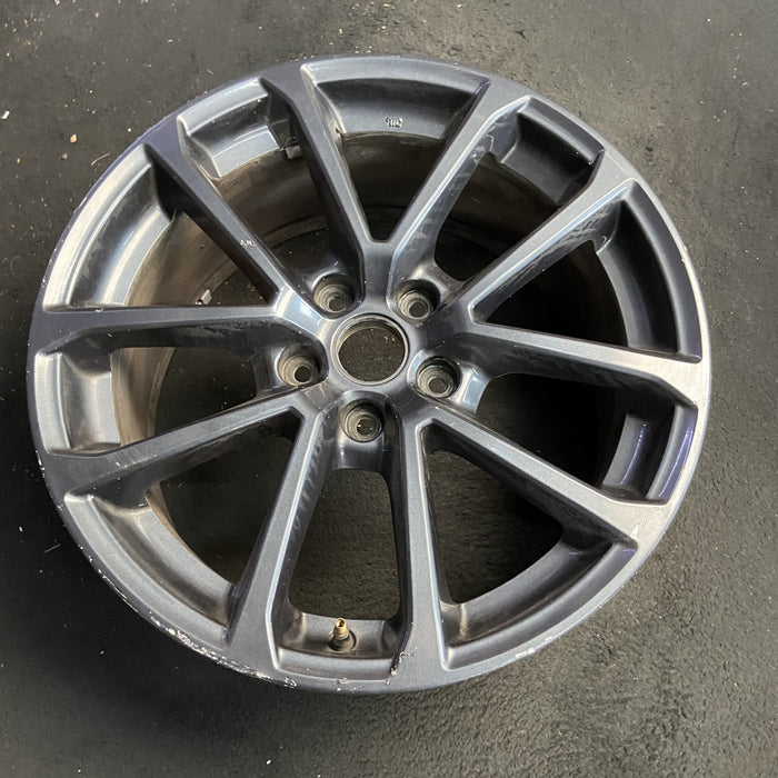18" WRX 18 18x8.5 , 5 V spoke, gunmetal Original OEM Wheel Rim - View 7
