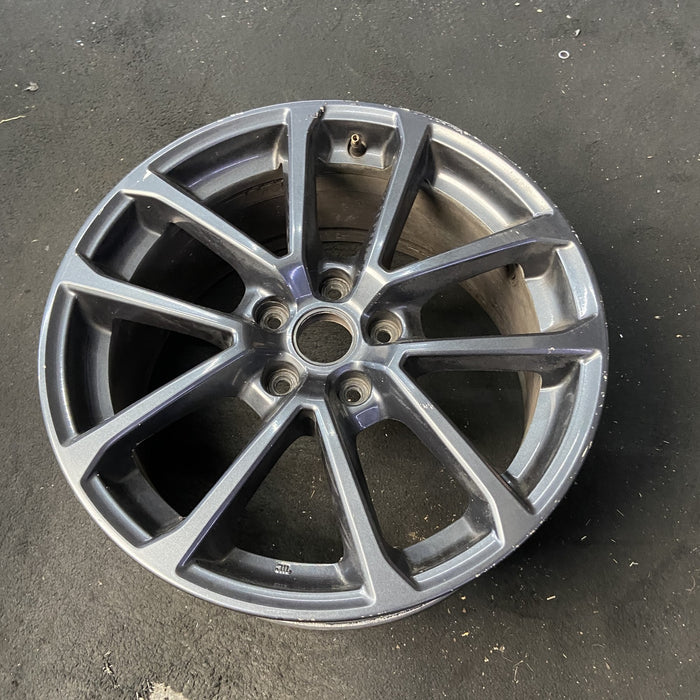 18" WRX 18 18x8.5 , 5 V spoke, gunmetal Original OEM Wheel Rim - View 8