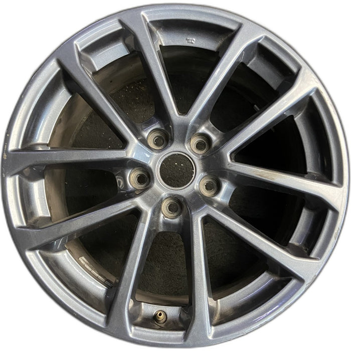 18" WRX 18 18x8.5 alloy 5 V spoke gunmetal Original OEM Wheel Rim