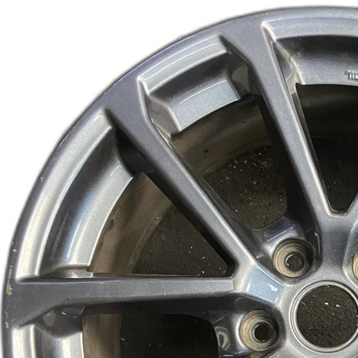 18" WRX 18 18x8.5 alloy 5 V spoke gunmetal Original OEM Wheel Rim