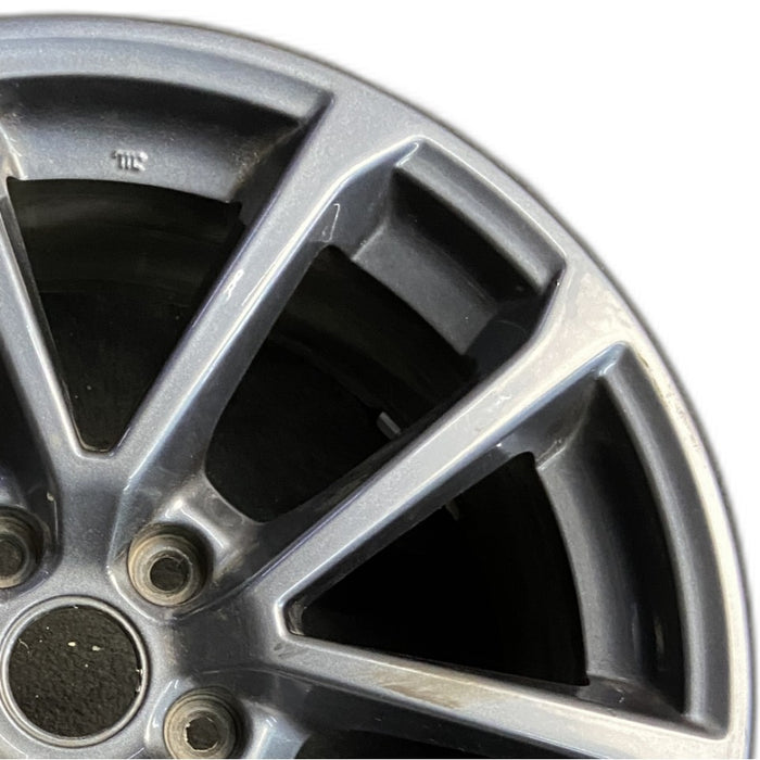 18" WRX 18 18x8.5 alloy 5 V spoke gunmetal Original OEM Wheel Rim