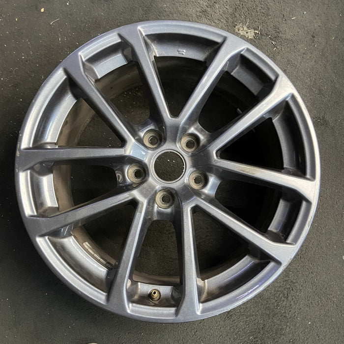 18" WRX 18 18x8.5 alloy 5 V spoke gunmetal Original OEM Wheel Rim