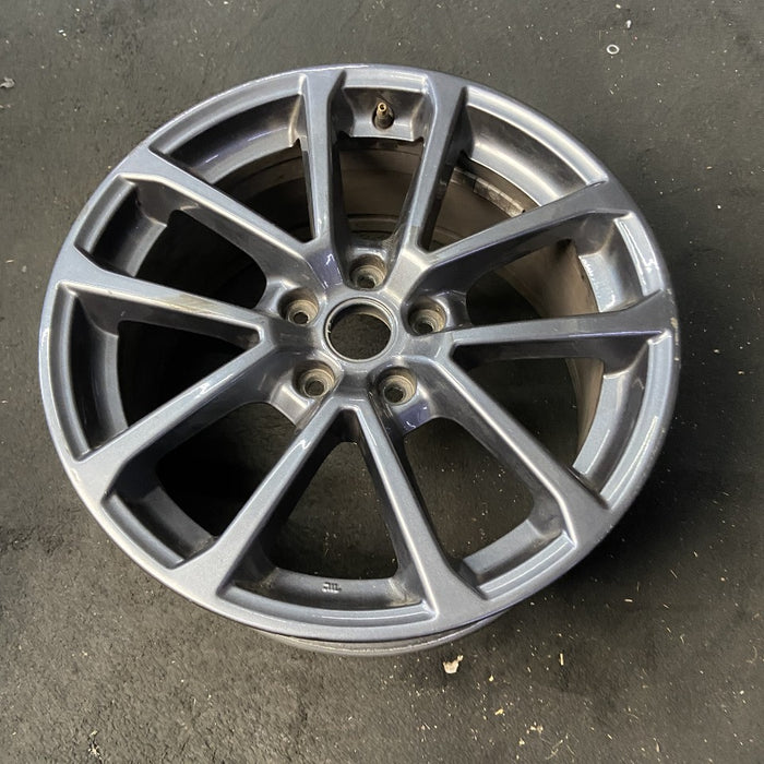 18" WRX 18 18x8.5 alloy 5 V spoke gunmetal Original OEM Wheel Rim