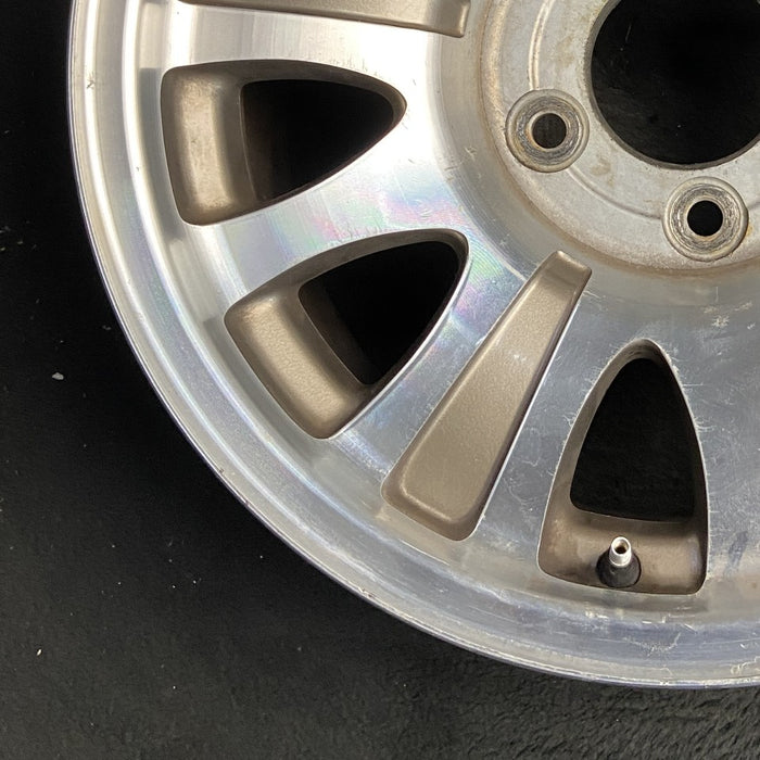 17" EXPEDITION 00 12mm lugs 14mm holes 17x7.5 aluminum 10 triangular holes gold pockets Original OEM Wheel Rim