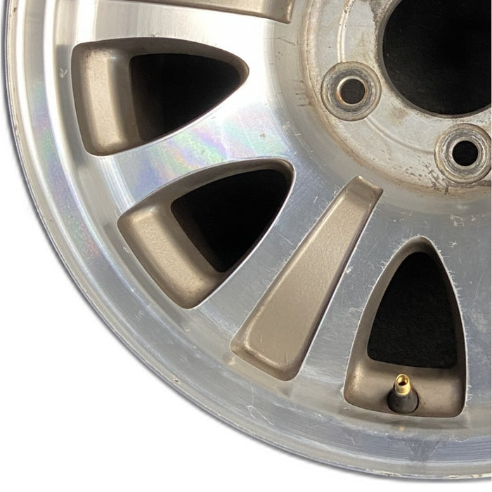 17" EXPEDITION 00 12mm lugs 14mm holes 17x7.5 aluminum 10 triangular holes gold pockets Original OEM Wheel Rim