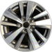 18" PATHFINDER 22 18x8 , machined finish Original OEM Wheel Rim - Front View