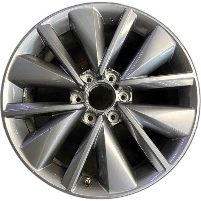 20" INFINITI QX80 25 20x8.5 Original OEM Wheel Rim - Front View