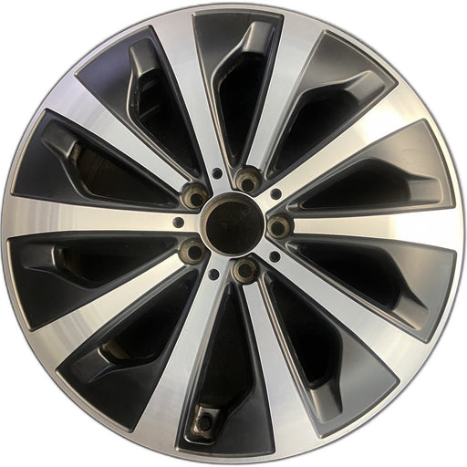 19" MERCEDES GLA-CLASS 21-23 247 Type, GLA250, 19x7.5, 10 angled spokes - Front View