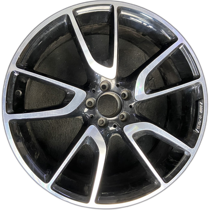 21" MERCEDES GLC-CLASS 17 253 Type, GLC43, 21x8.5, black accents Original OEM - Front View