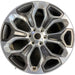 22" DODGE 1500 PICKUP 19 , 22x9, opt WPZ Original OEM Wheel Rim - Front View