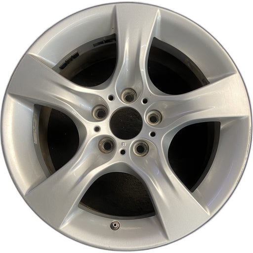 17" BMW 323i 08-12 17x8 , 5 spoke, grooved spoke Original OEM Wheel Rim - Front View