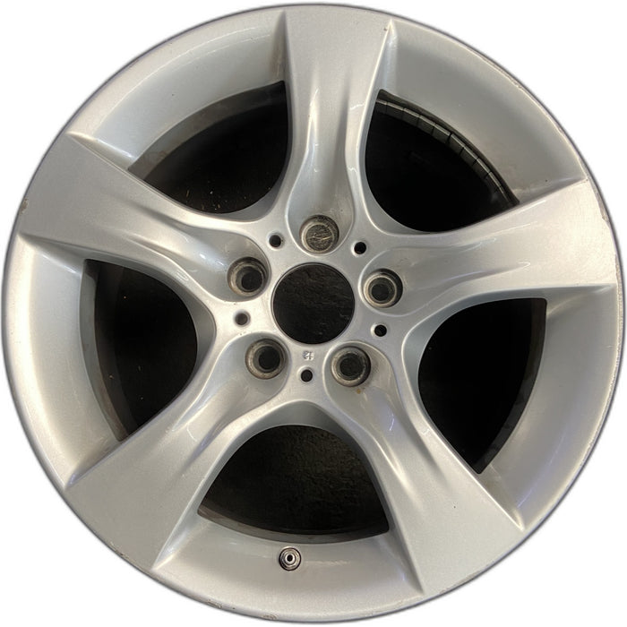 17" BMW 323i 08-12 17x8 , 5 spoke, grooved spoke Original OEM Wheel Rim - Front View