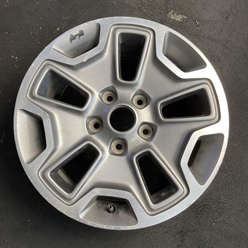 17" WRANGLER 13 17x7.5, 10 hole, , w/machined accent, gray Original OEM Wheel - Additional View