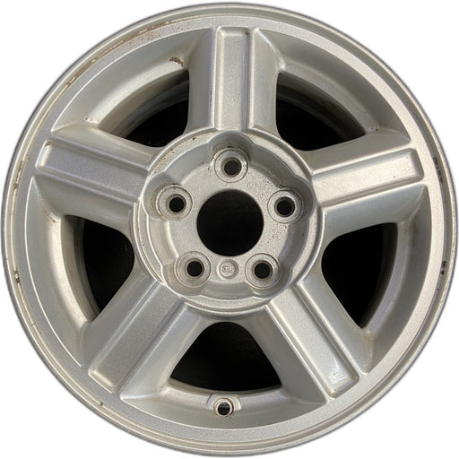 15" ESCAPE 01-04 15x6.5, , aluminum, grooved spokes Original OEM Wheel Rim - Front View