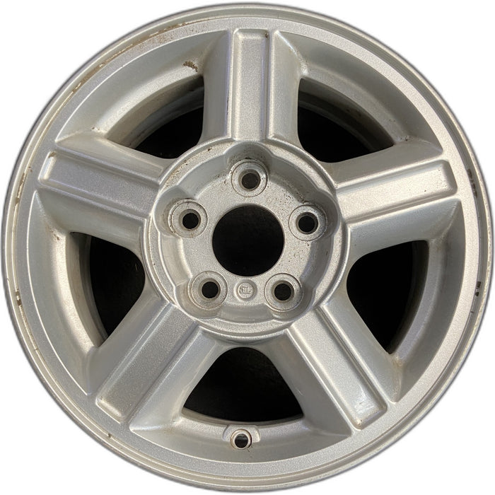 15" ESCAPE 01-04 15x6.5, , aluminum, grooved spokes Original OEM Wheel Rim - Front View