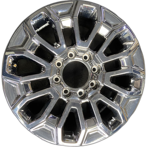 22" SIERRA 2500 PICKUP 25 22x8.5, bright chrome Original OEM Wheel Rim - Front View