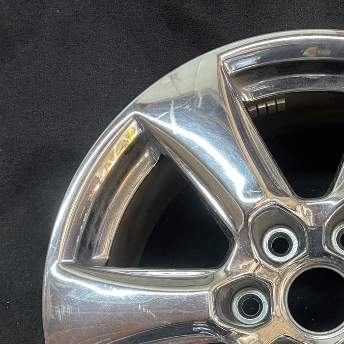 18" FORD F150 PICKUP 18-20 18x7.5, aluminum, 6 spoke, chrome Original OEM Wheel - Side Profile