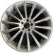 20" MERCEDES S-CLASS 14 222 Type; S550, 20x8.5, 14 spoke Original OEM Wheel Rim - Front View